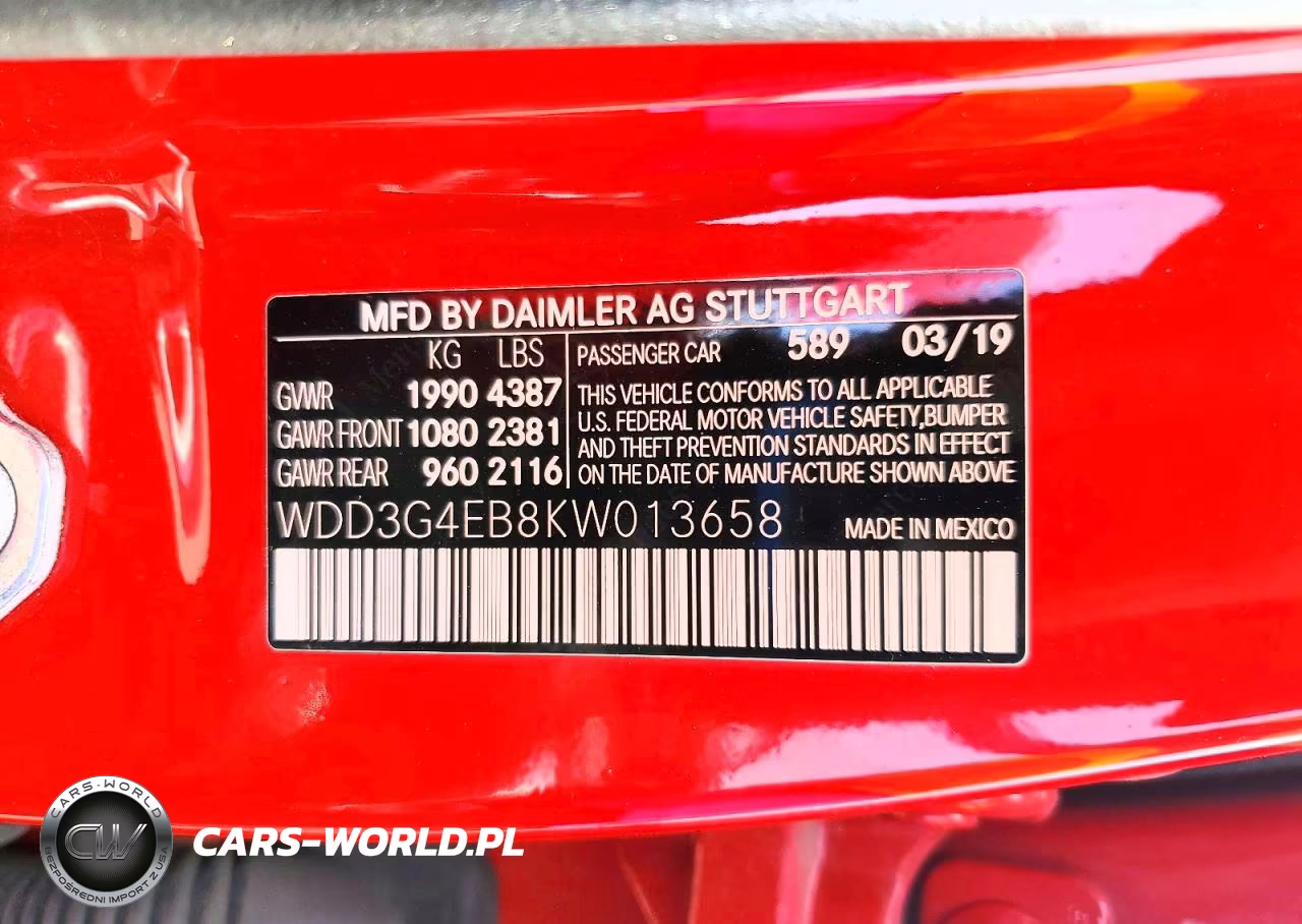 2019 Mercedes-Benz A 220 VIN:WDD3G4EB8KW013658 - 13
