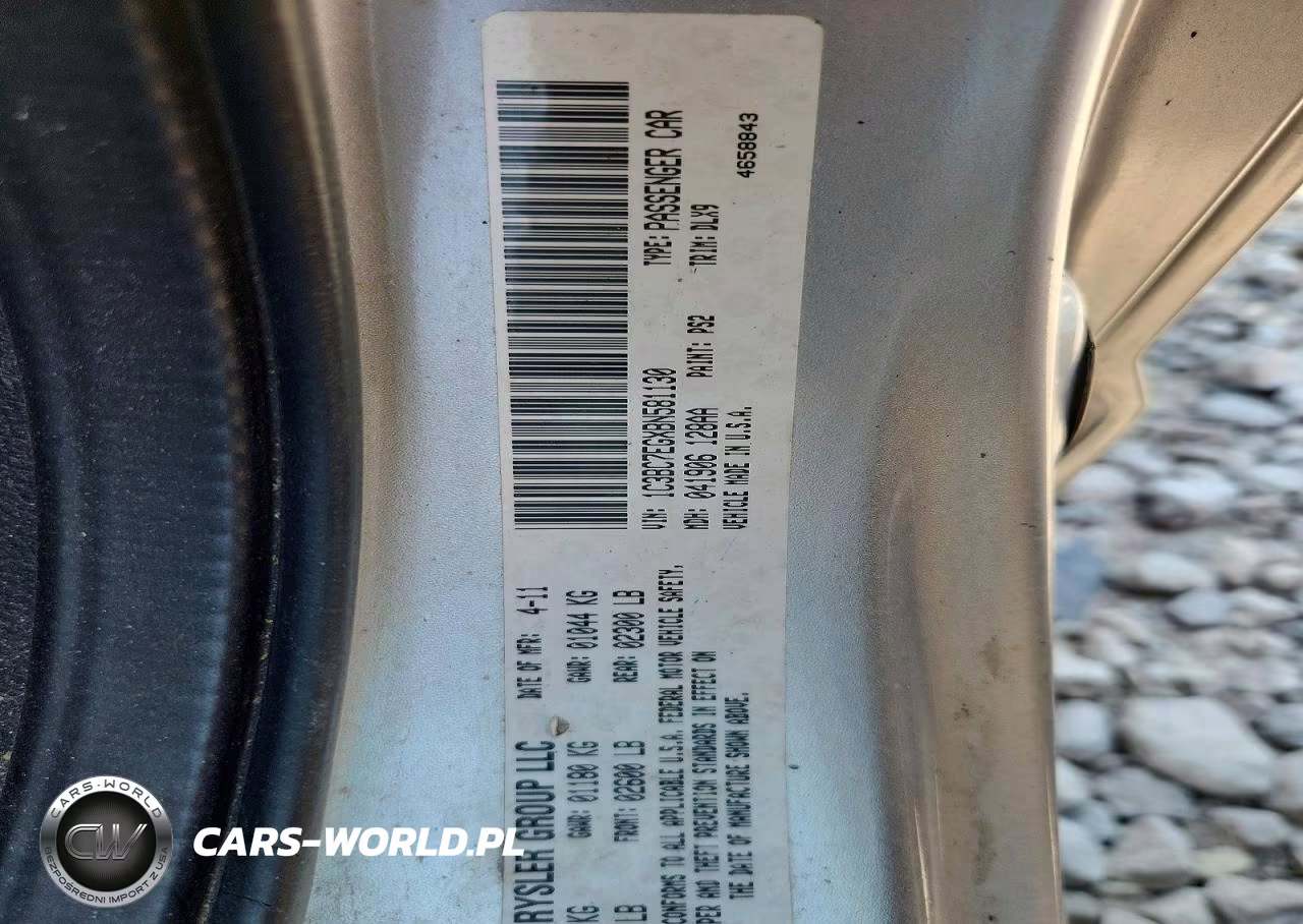 2011 Chrysler 200 Limited Fwd VIN:1C3BC7EGXBN581130 - 12