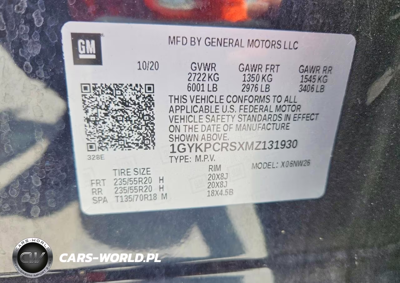 2021 Cadillac Xt6 Premium Luxury VIN:1GYKPCRSXMZ131930 - 13