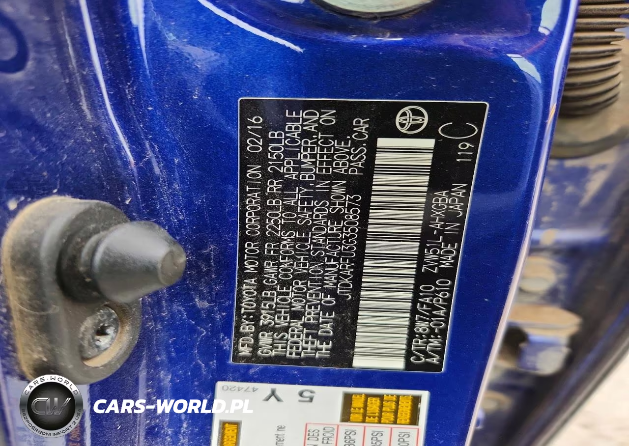 2016 Toyota Prius Three VIN:JTDKARFU3G3508573 - 12