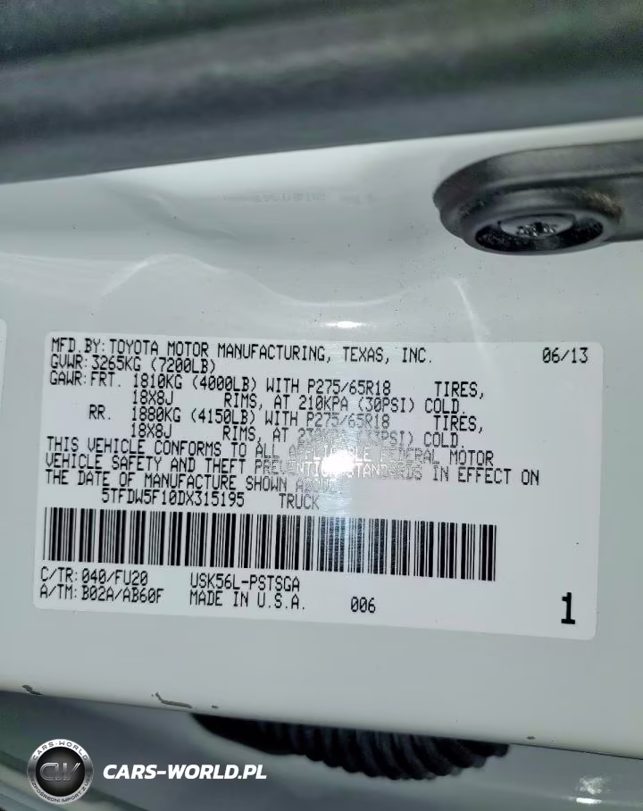 2013 Toyota Tundra Crewmax Sr5 VIN:5TFDW5F10DX315195 - 12