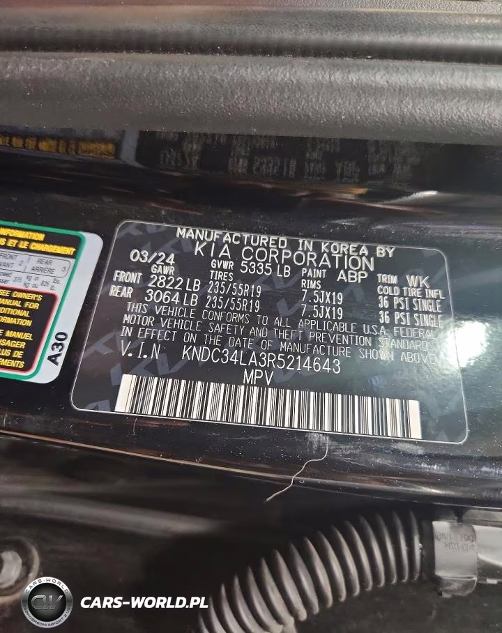2024 Kia Ev6 Wind VIN:KNDC34LA3R5214643 - 13