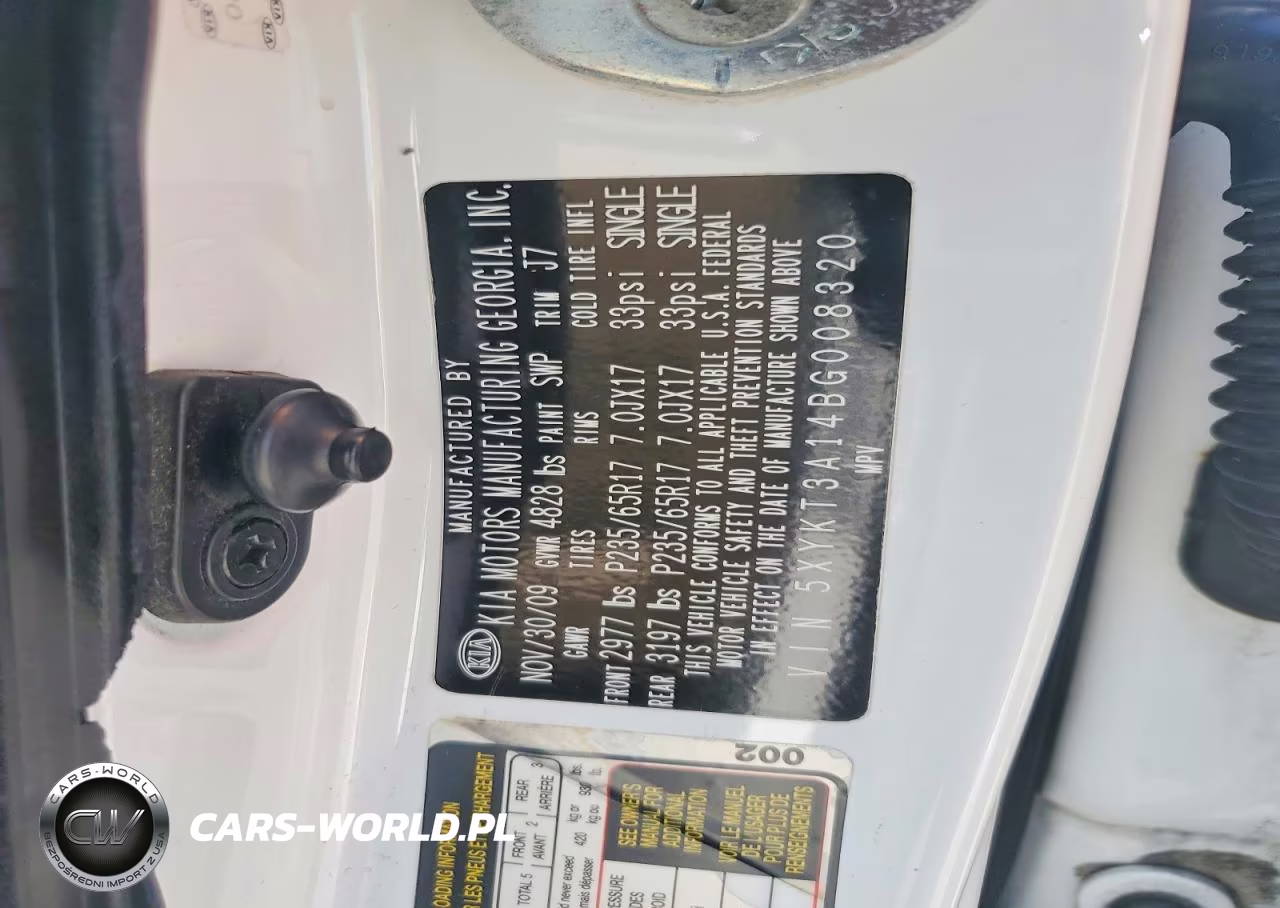 2011 Kia Sorento Lx VIN:5XYKT3A14BG008320 - 13