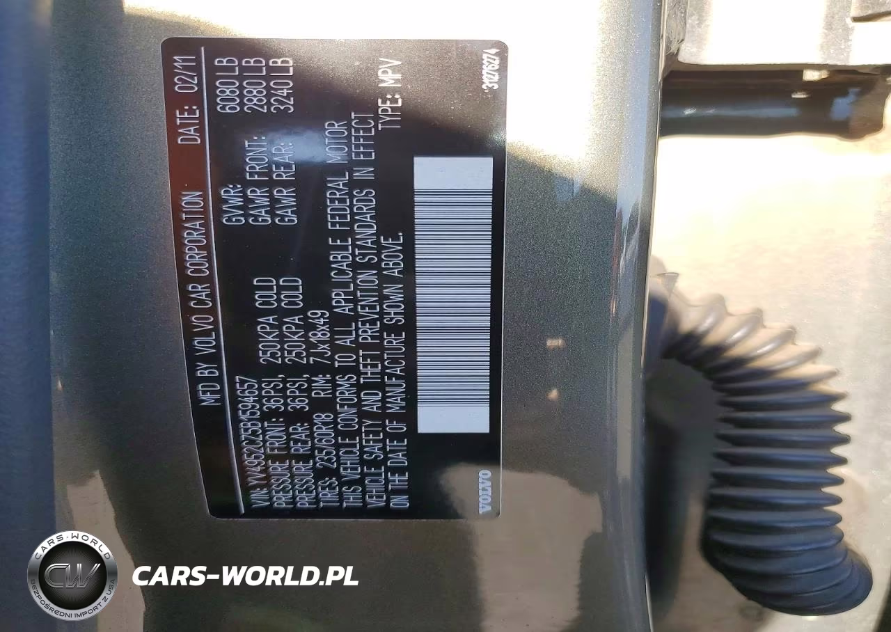 2011 Volvo Xc90 3.2 VIN:YV4952CZ5B1594657 - 13