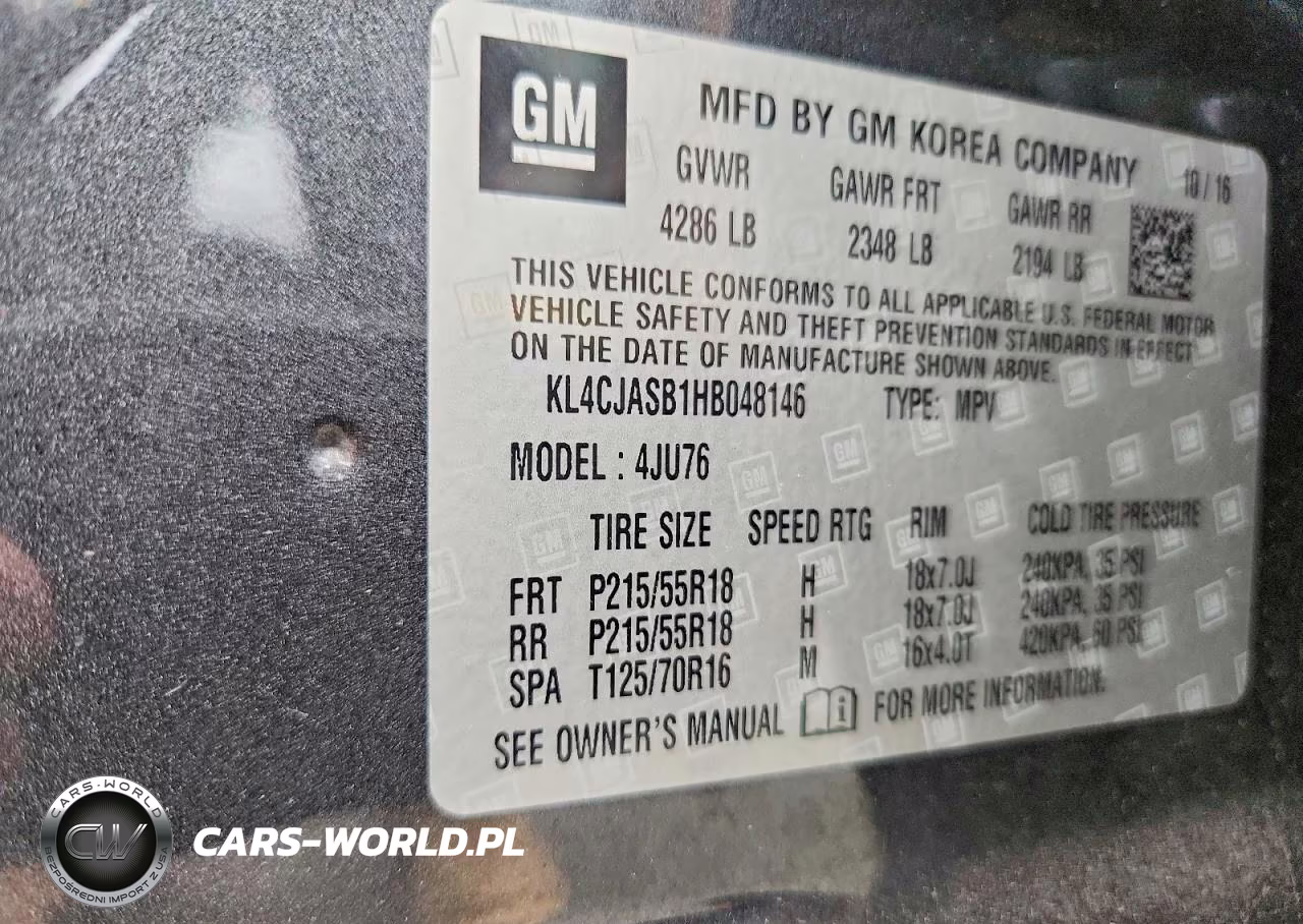2017 Buick Encore Preferred VIN:KL4CJASB1HB048146 - 12