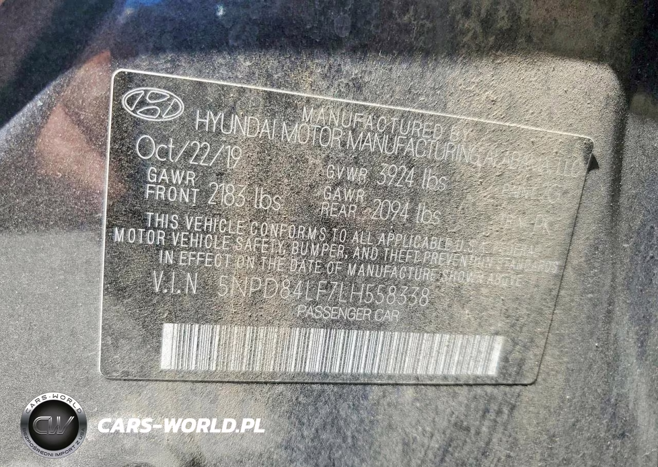2020 Hyundai Elantra Sel VIN:5NPD84LF7LH558338 - 13
