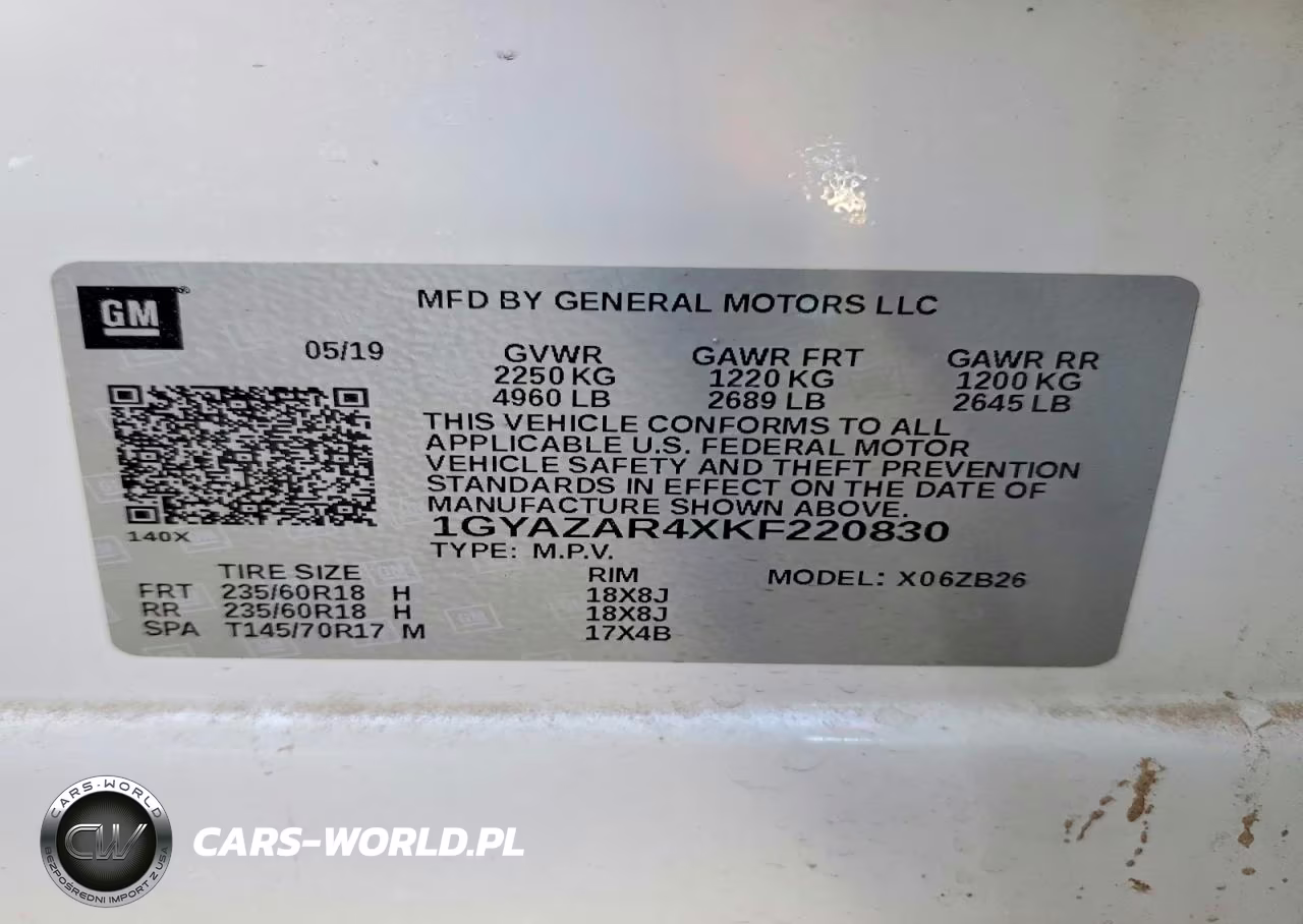 2019 Cadillac Xt4 Luxury VIN:1GYAZAR4XKF220830 - 13