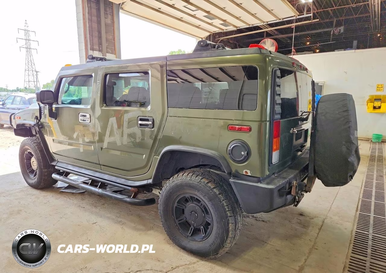 2003 Hummer H2 VIN:5GRGN23U83H145186 - 2