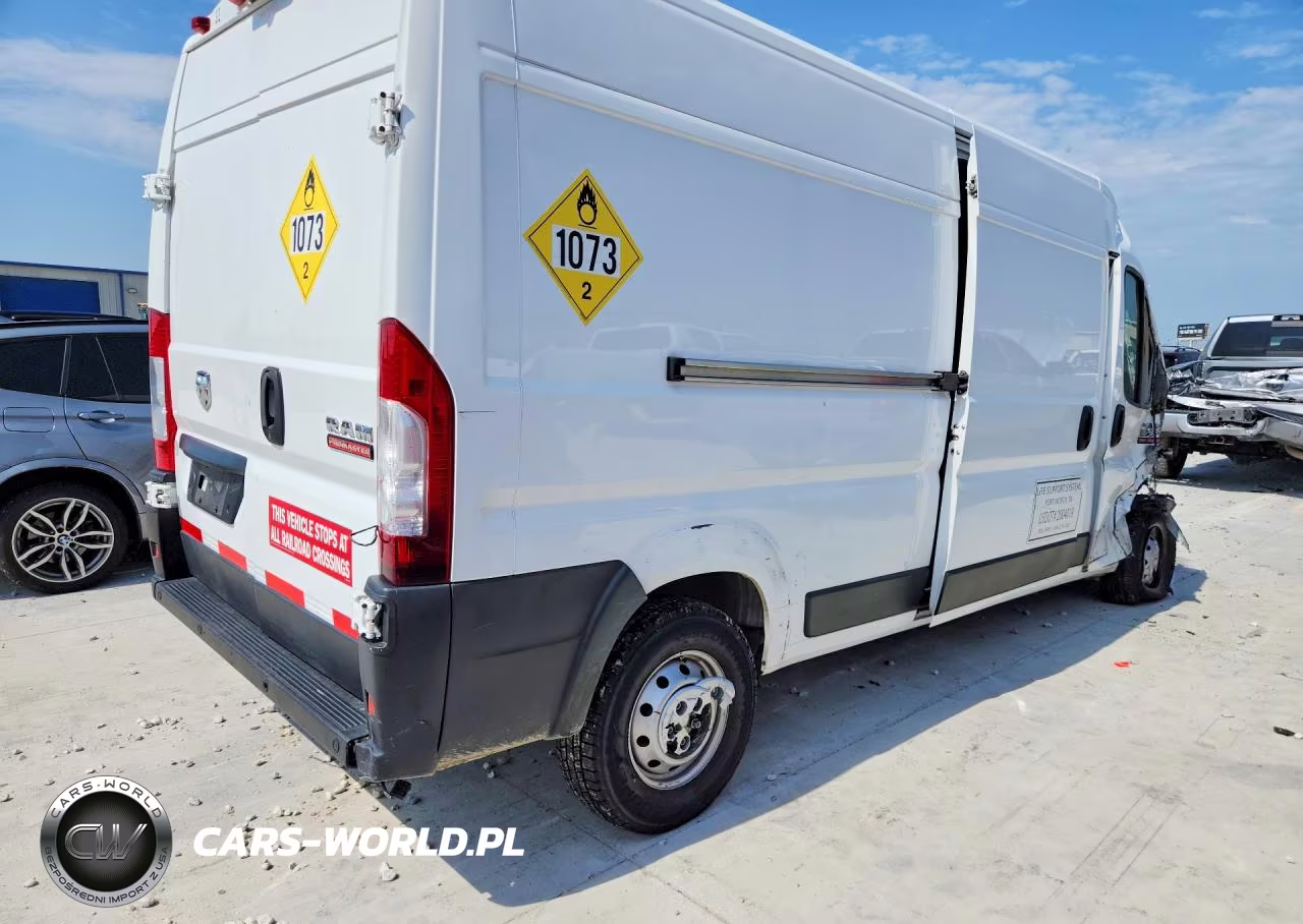 2021 Ram Promaster 2500 Delivery Van VIN:3C6ERVDG1ME502553 - 3
