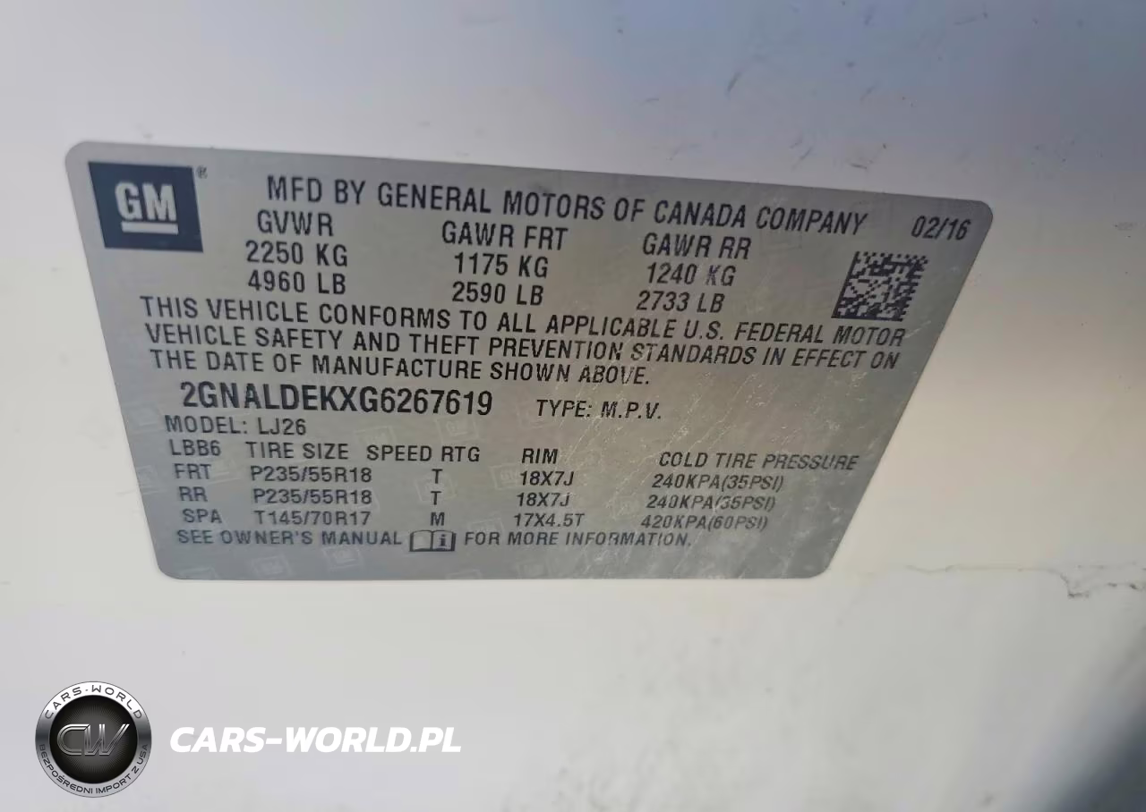 2016 Chevrolet Equinox Ltz VIN:2GNALDEKXG6267619 - 13