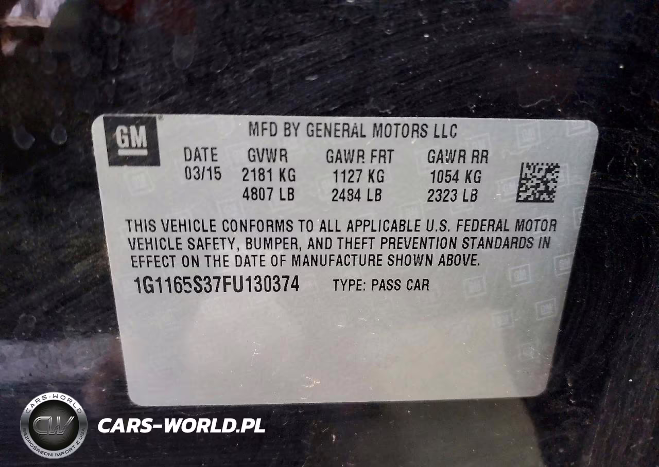 2015 Chevrolet Impala Ltz VIN:1G1165S37FU130374 - 13