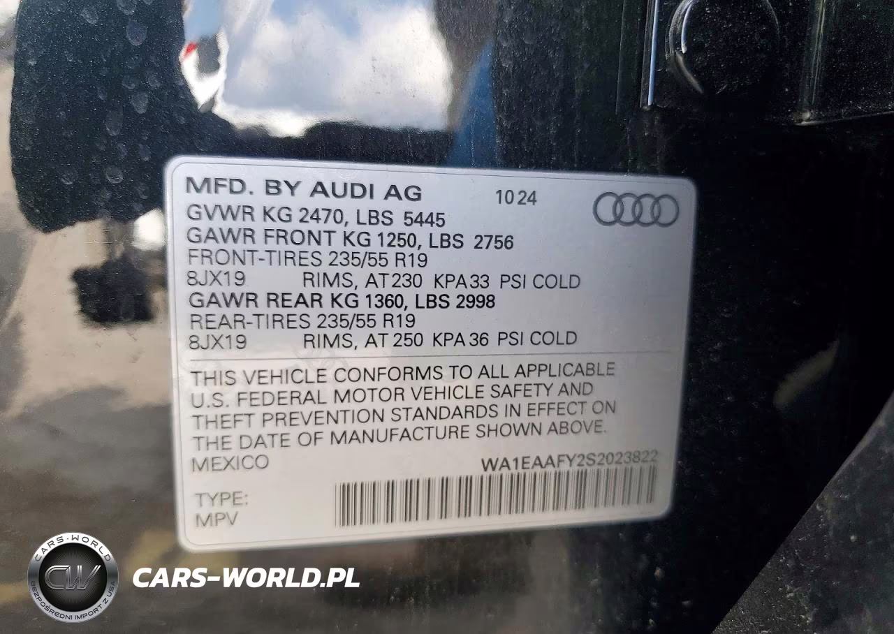 2025 Audi Q5 Premium Plus 45 VIN:WA1EAAFY2S2023822 - 13