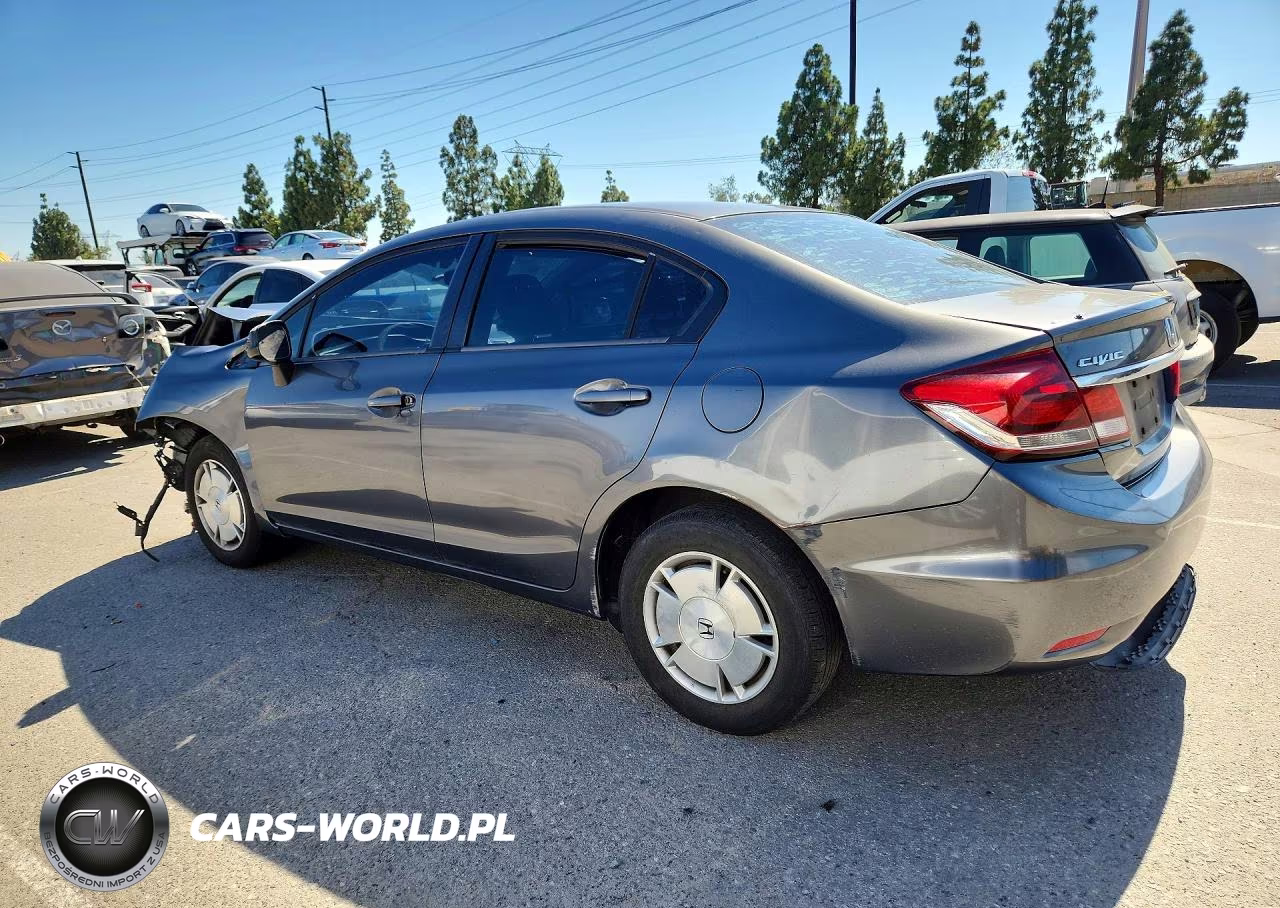 2013 Honda Civic Hf VIN:2HGFB2F65DH532441 - 2