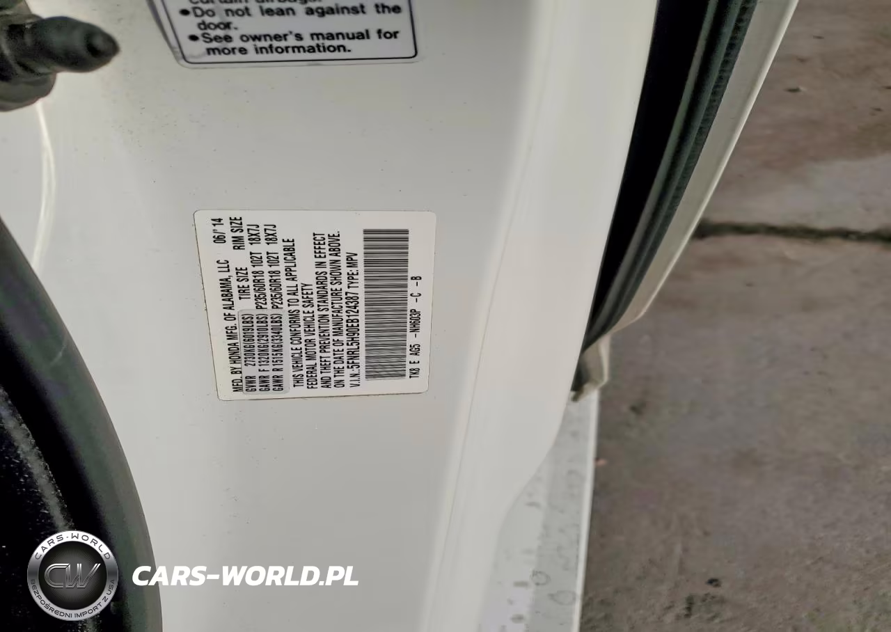 2014 Honda Odyssey Touring VIN:5FNRL5H90EB124387 - 13