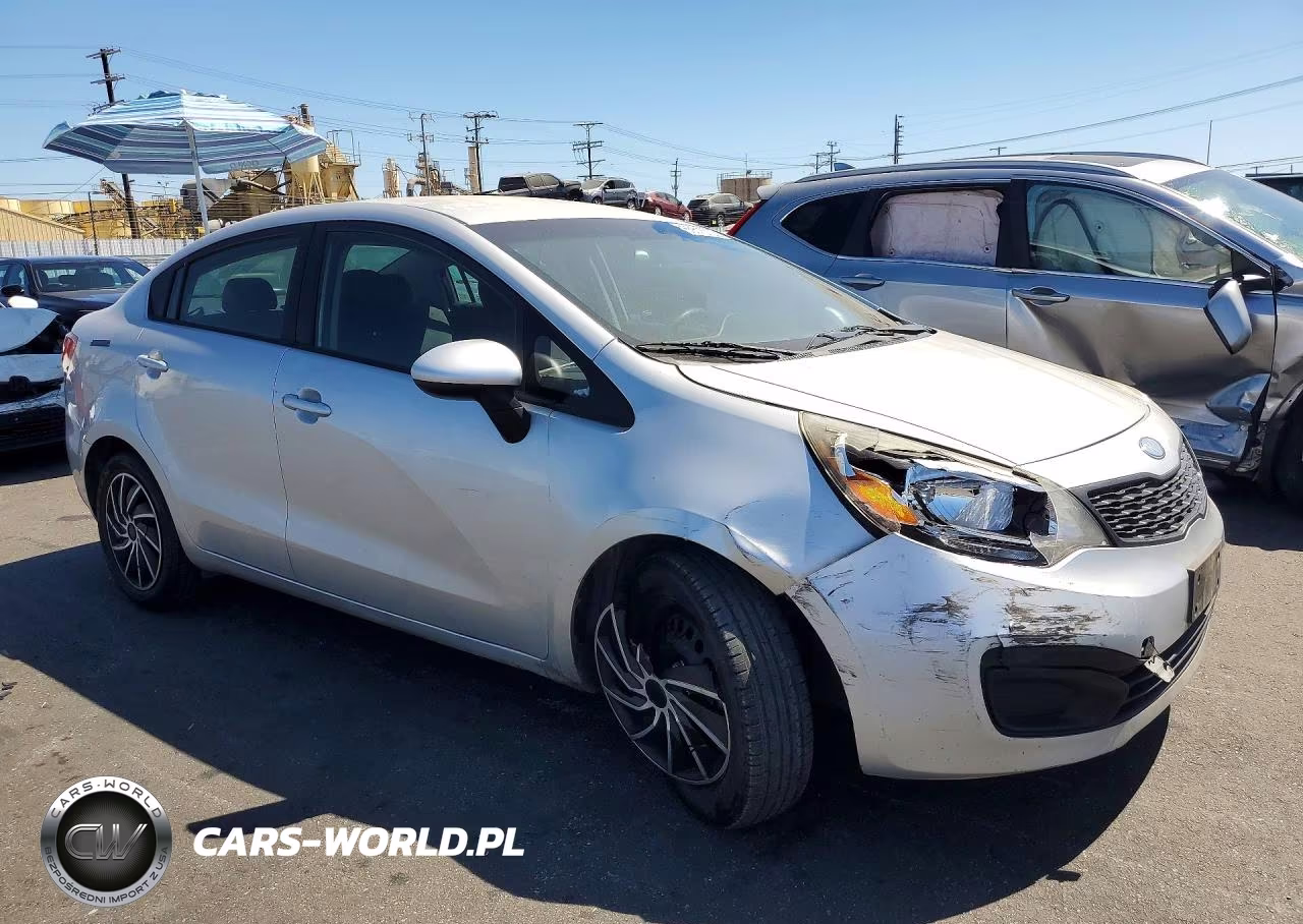 2014 Kia Rio Lx VIN:KNADM4A35E6354619 - 4