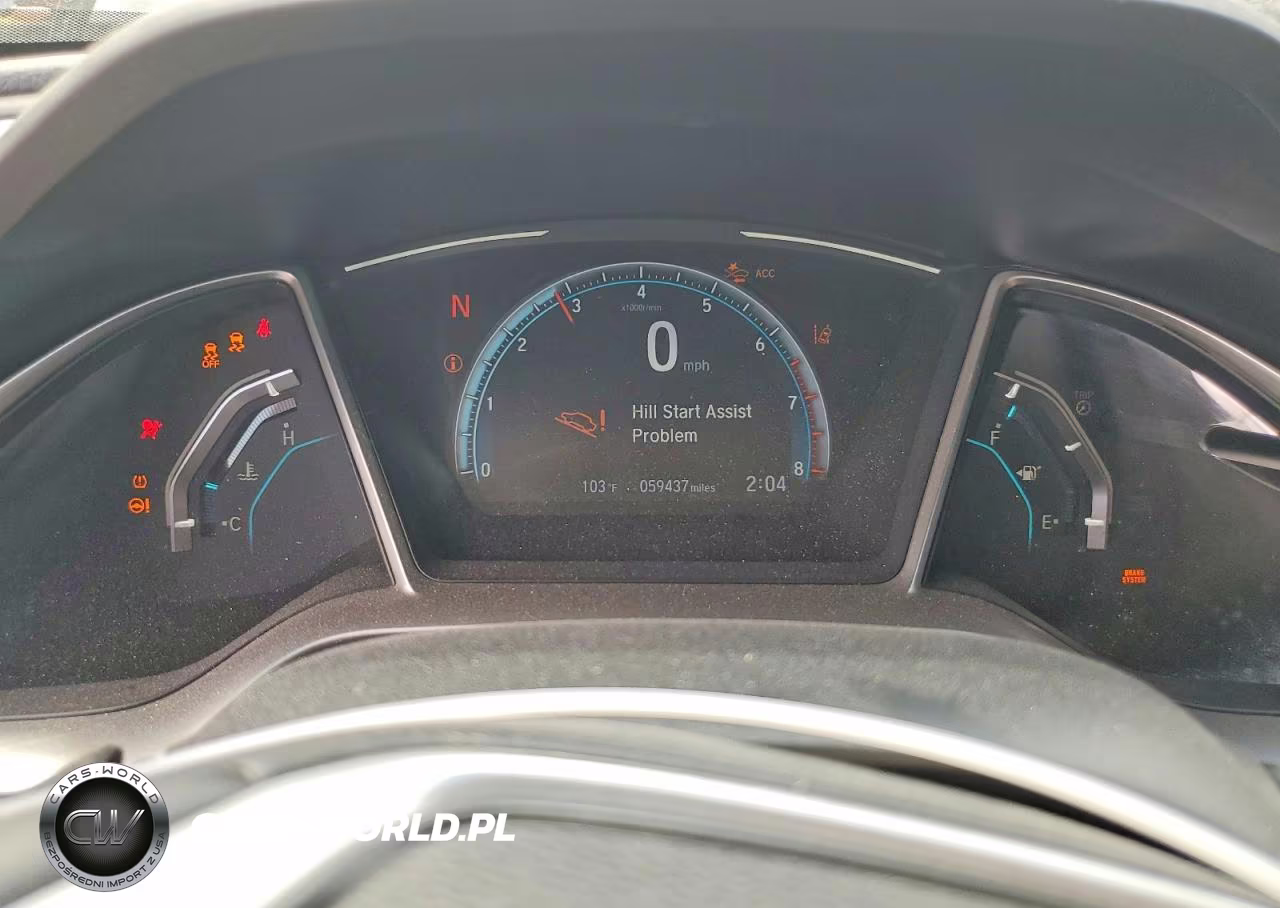 2020 Honda Civic Ex VIN:19XFC1F37LE206291 - 9