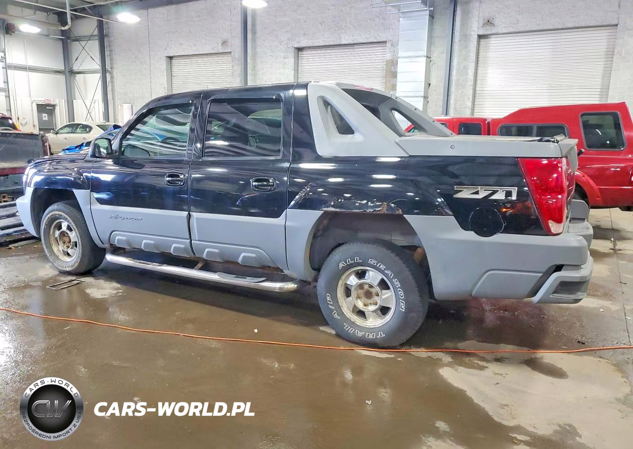 2002 Chevrolet Avalanche K1500 VIN:3GNEK13T22G165808 - 2