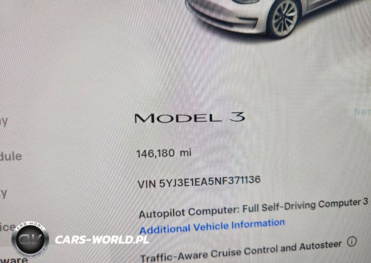 2022 Tesla Model 3 VIN:5YJ3E1EA5NF371136 - 9