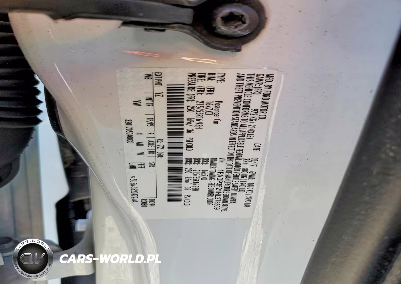 2017 Ford Focus Se VIN:1FADP3F21HL278509 - 12
