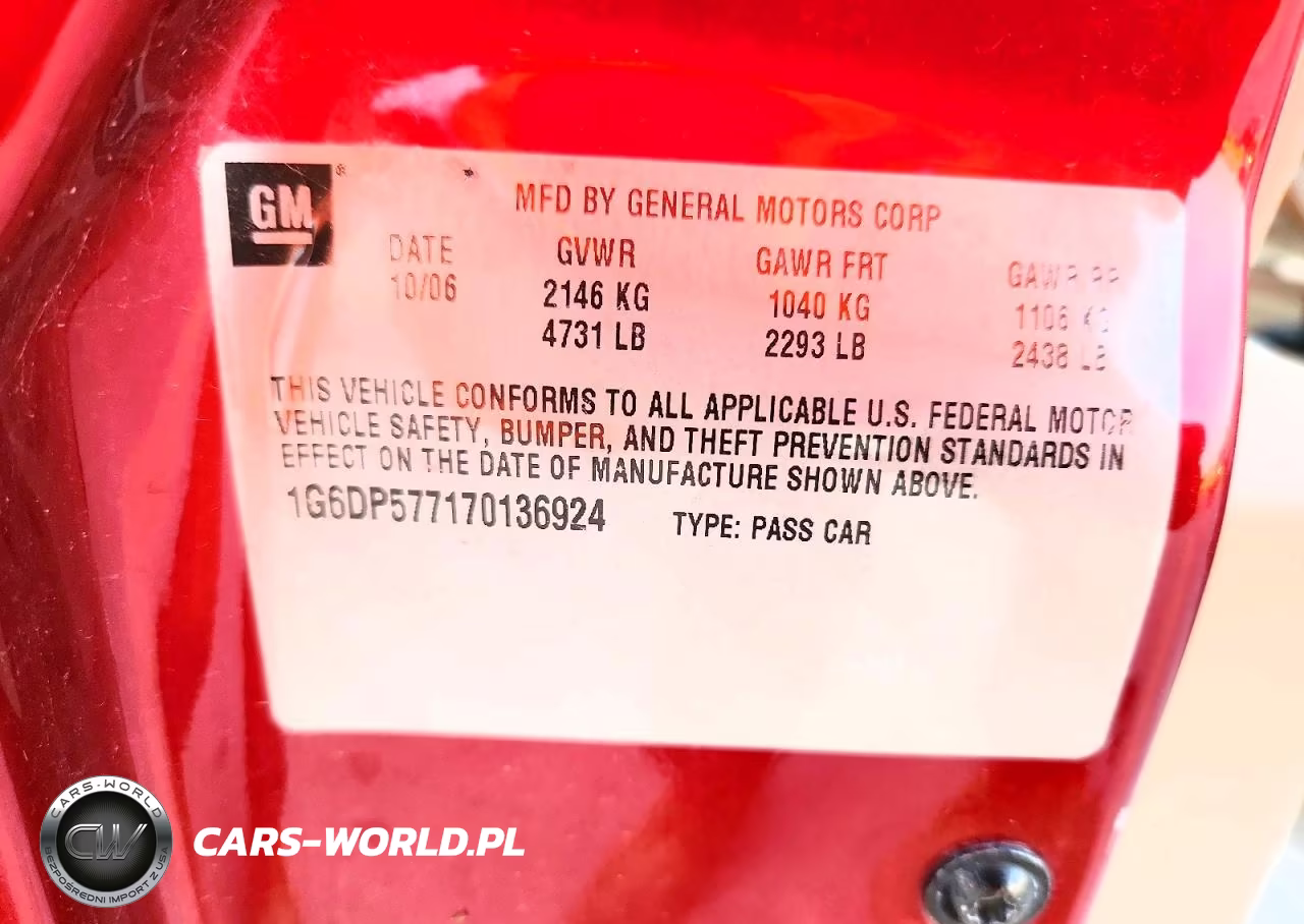 2007 Cadillac Cts Hi Feature V6 VIN:1G6DP577170136924 - 12