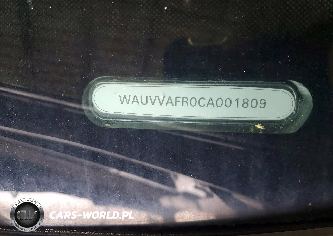 2012 Audi S5 Prestige VIN:WAUVVAFR0CA001809 - 12