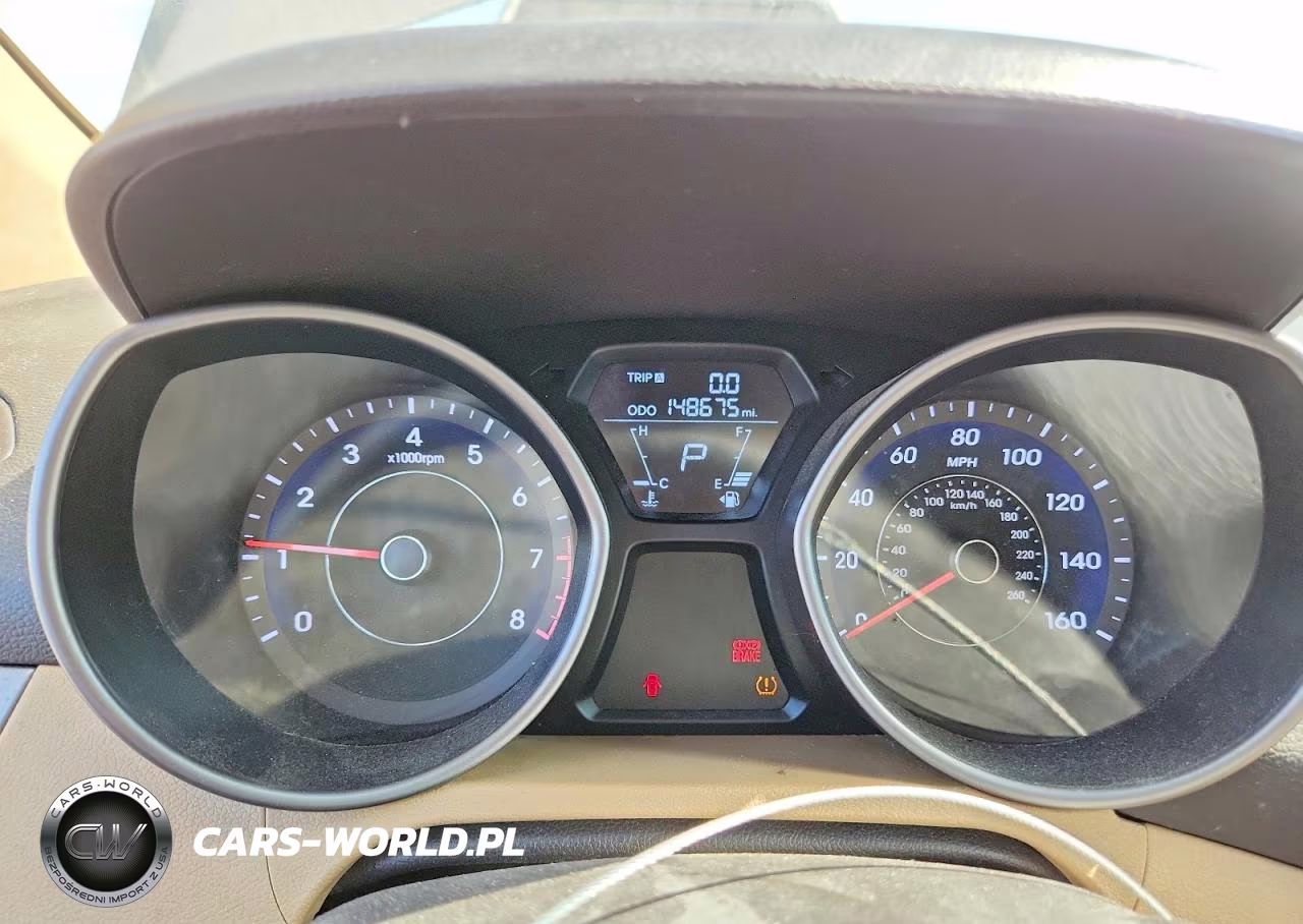 2013 Hyundai Elantra Gls VIN:5NPDH4AE3DH350131 - 9