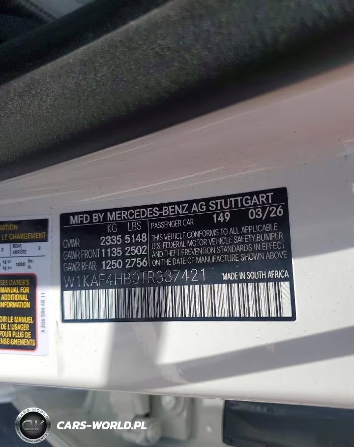2026 Mercedes-Benz C 300 4Matic VIN:W1KAF4HB0TR337421 - 14