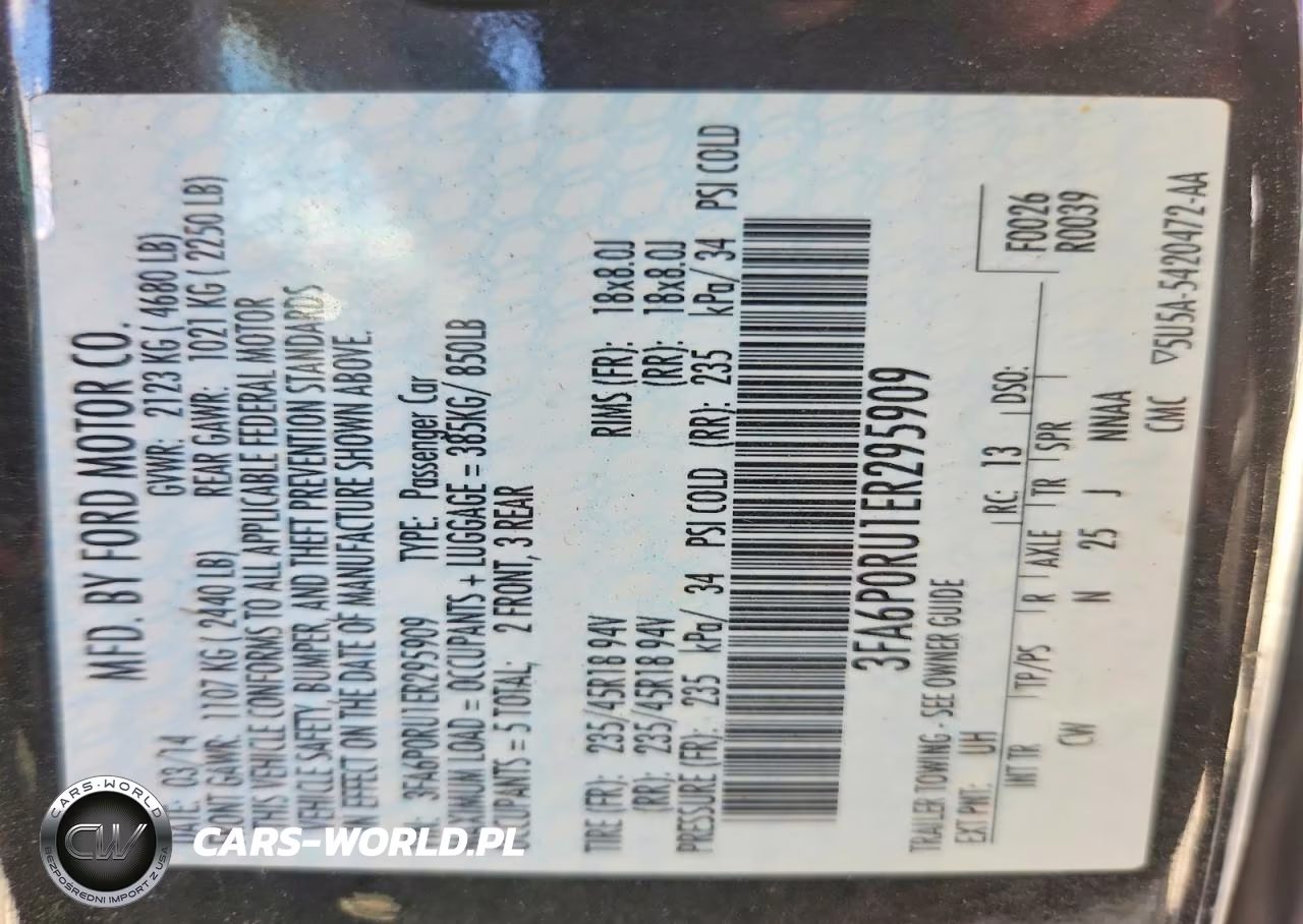 2014 Ford Fusion Titanium Hev VIN:3FA6P0RU1ER295909 - 12