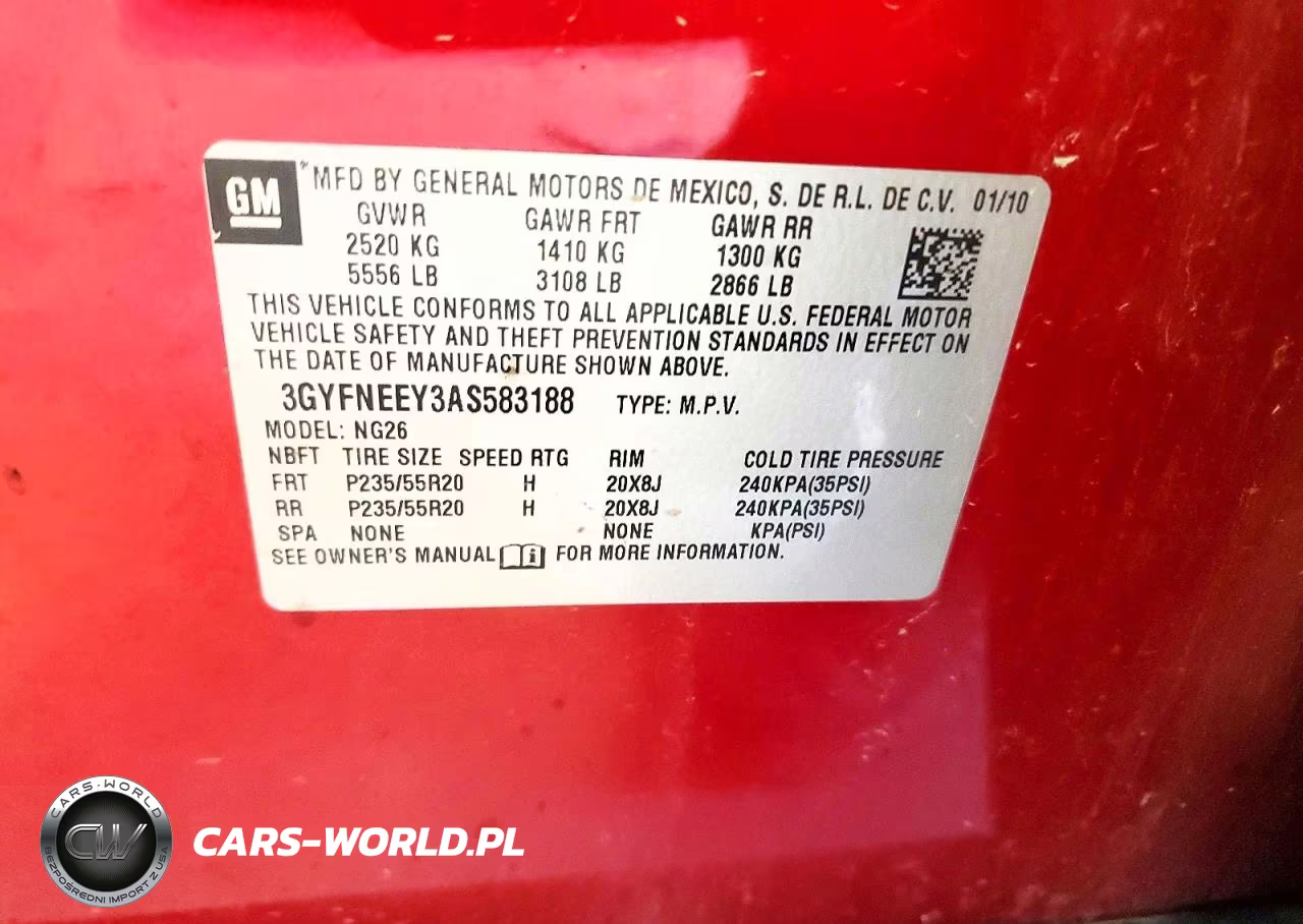 2010 Cadillac Srx Performance Collection VIN:3GYFNEEY3AS583188 - 13