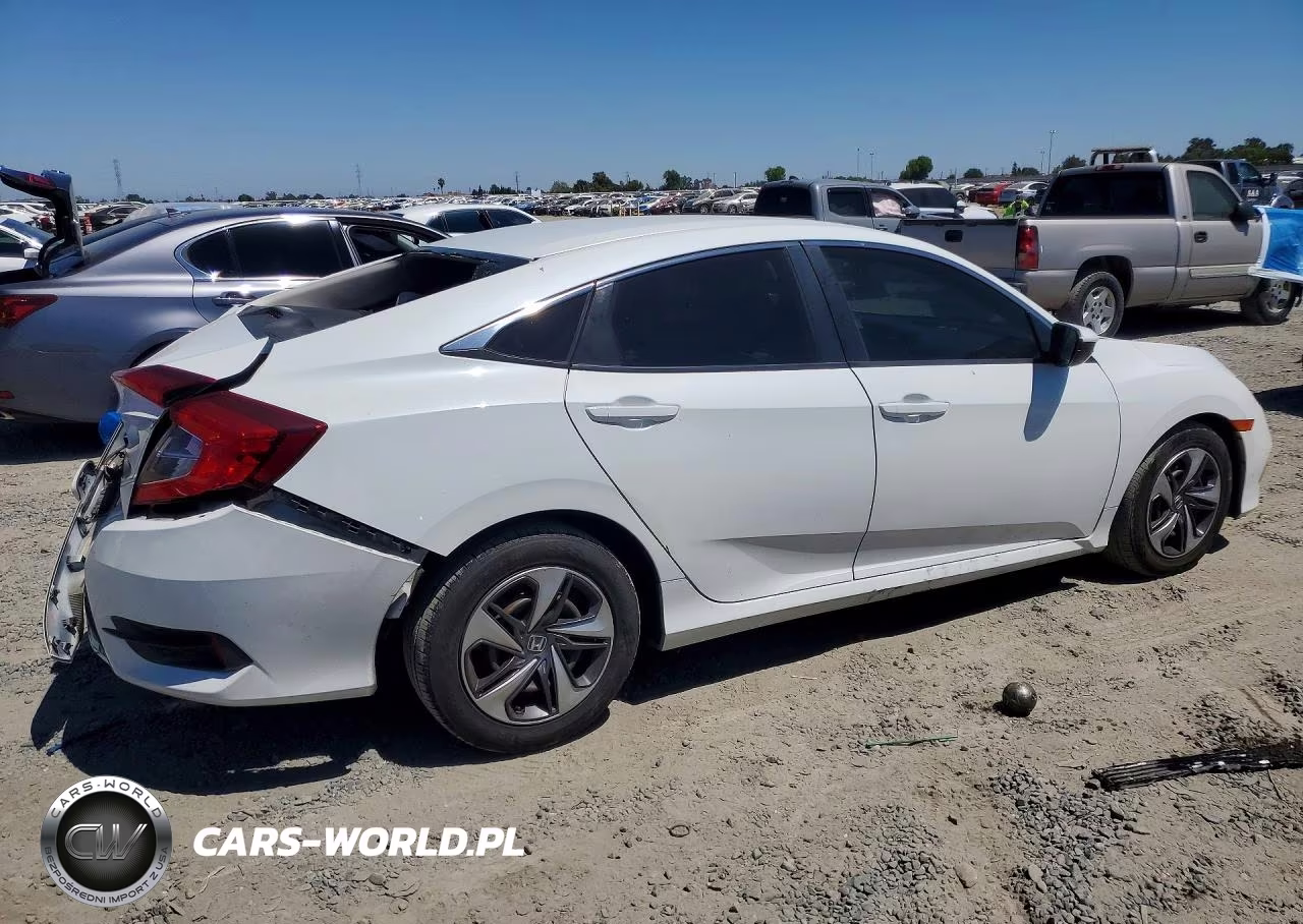 2019 Honda Civic Lx VIN:19XFC2F68KE214852 - 3
