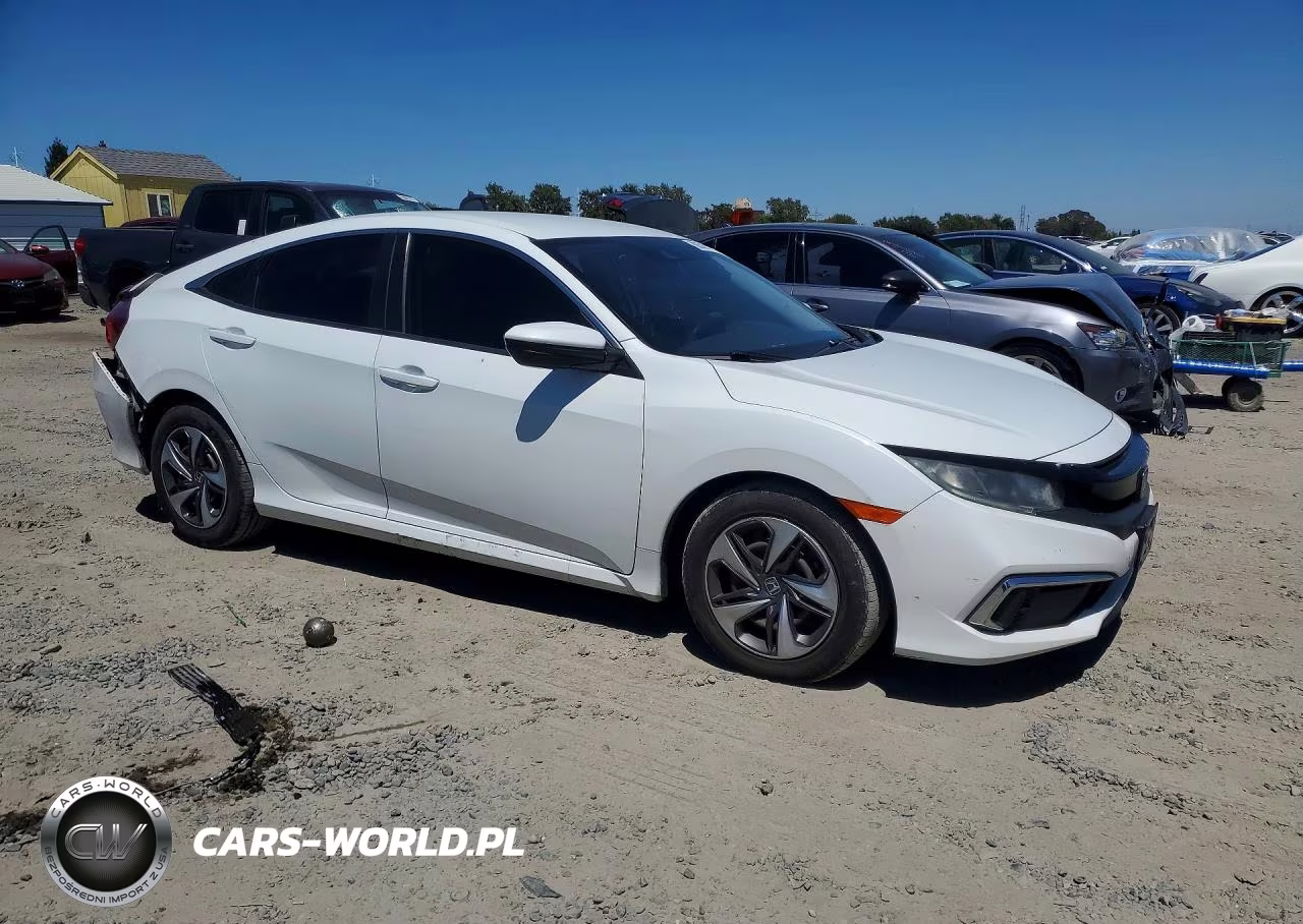 2019 Honda Civic Lx VIN:19XFC2F68KE214852 - 4