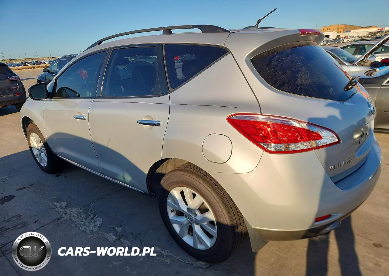 2012 Nissan Murano Sl VIN:JN8AZ1MU8CW112693 - 2