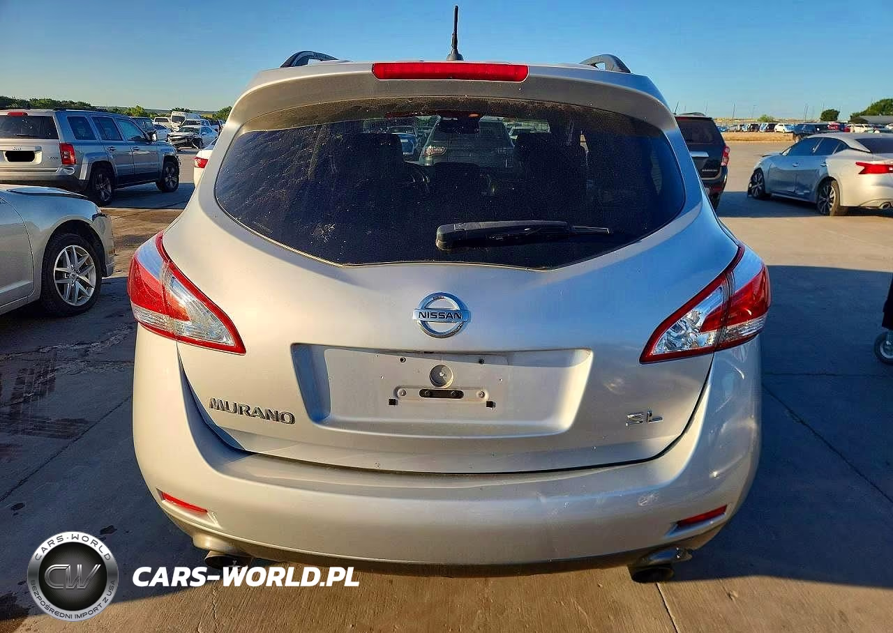 2012 Nissan Murano Sl VIN:JN8AZ1MU8CW112693 - 6