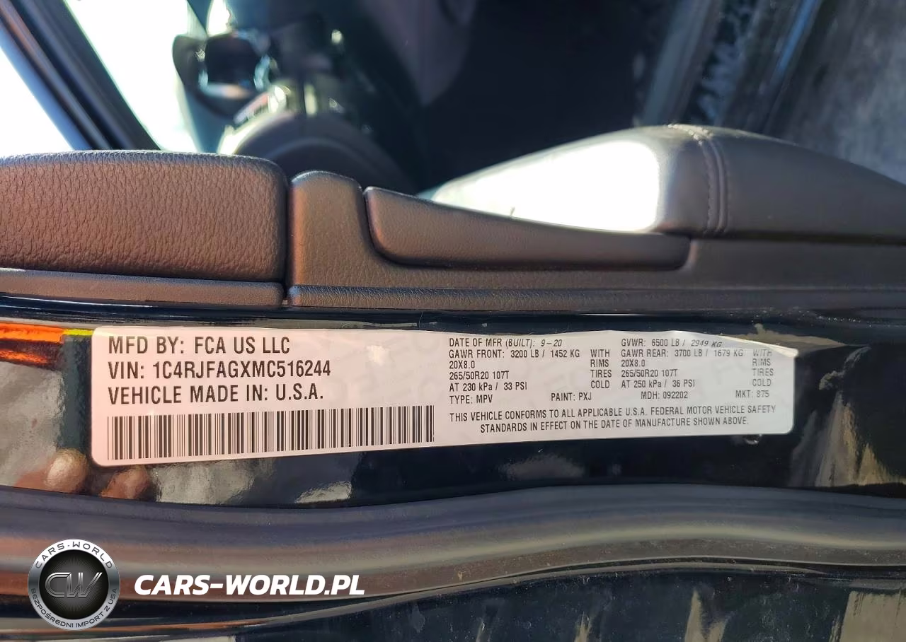 2021 Jeep Grand Cherokee Laredo VIN:1C4RJFAGXMC516244 - 12