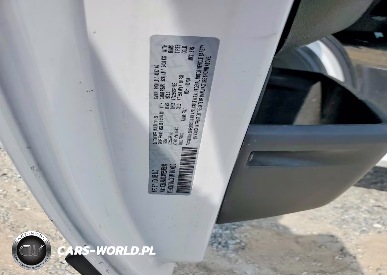 2021 Ram Promaster 2500 Delivery Van VIN:3C6LRVDG3ME508894 - 13