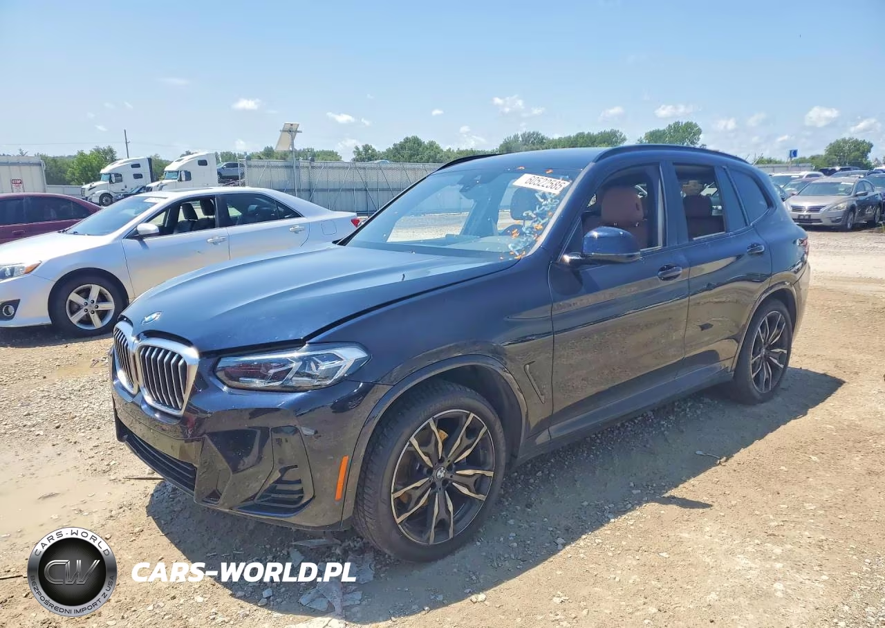 2022 BMW X3 xDrive30I VIN:5UX53DP0XN9K19396 - 1