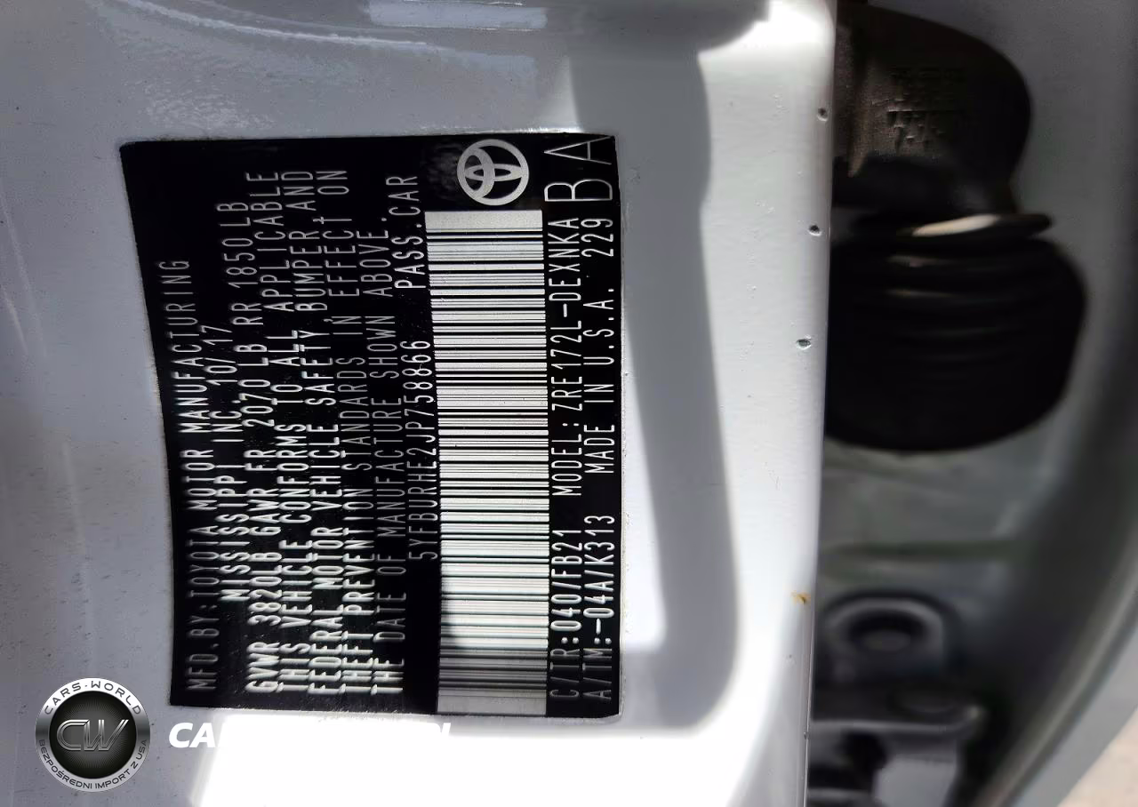 2018 Toyota Corolla L VIN:5YFBURHE2JP758866 - 13