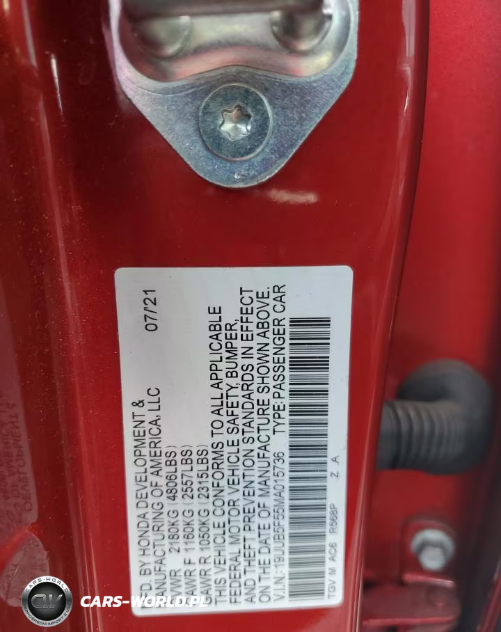2021 Acura Tlx VIN:19UUB5F55MA015736 - 13