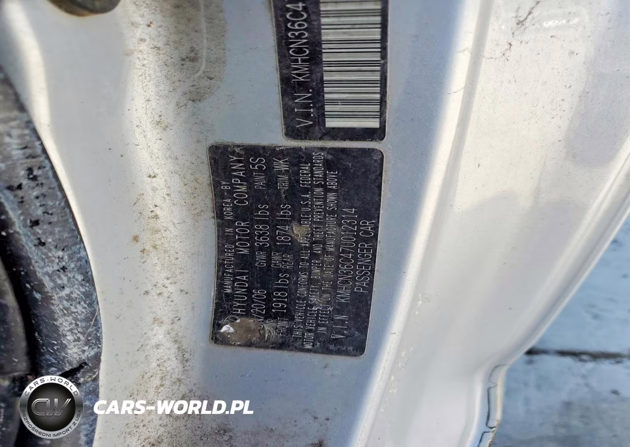 2007 Hyundai Accent VIN:KMHCN36C47U012314 - 13