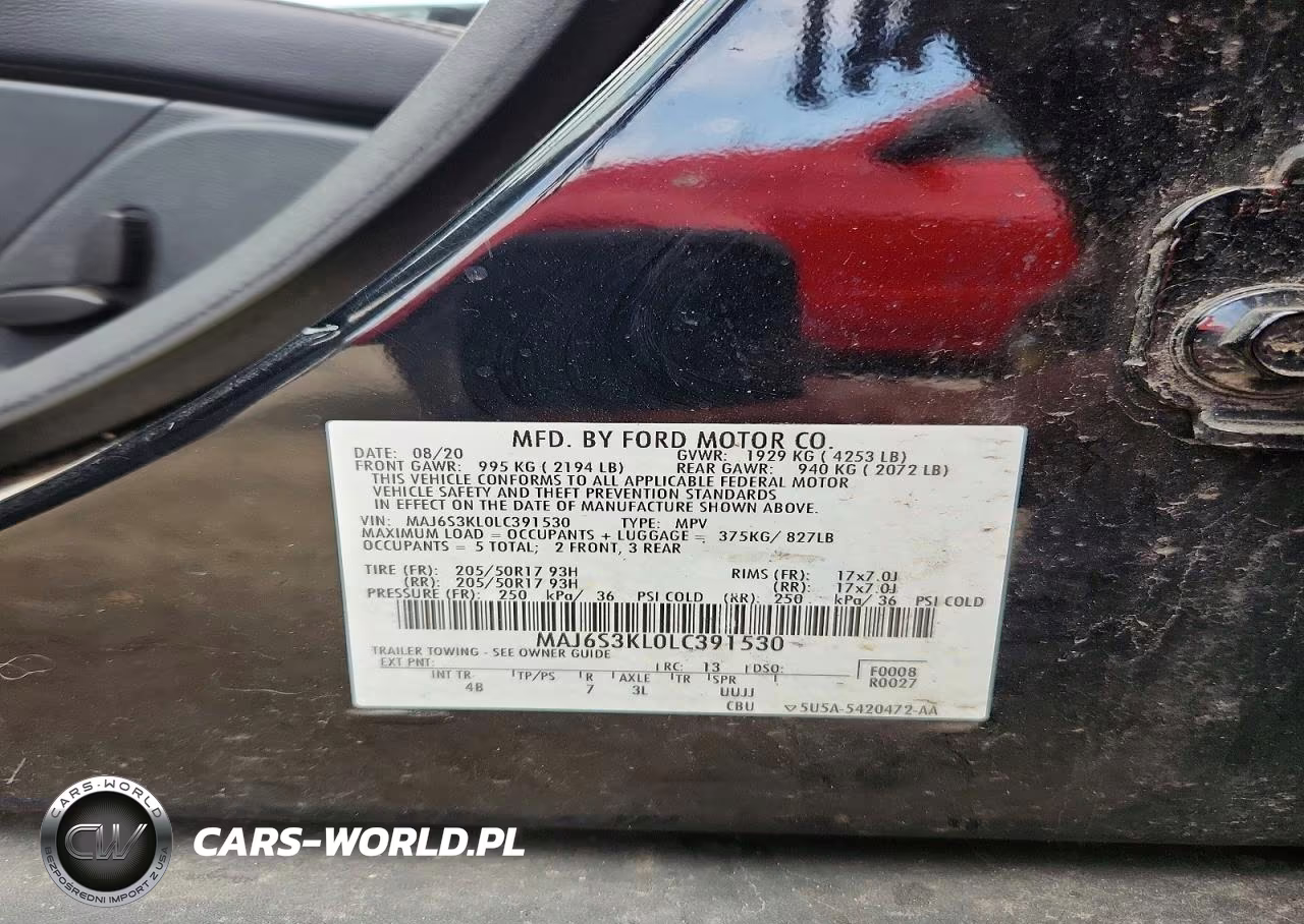 2020 Ford Ecosport Titanium VIN:MAJ6S3KL0LC391530 - 12