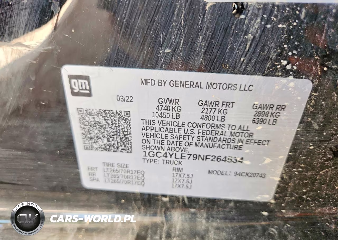 2022 Chevrolet Silverado K2500 Heavy Duty VIN:1GC4YLE79NF264534 - 12