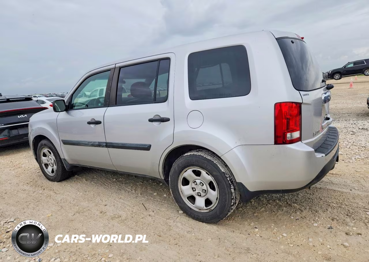 2012 Honda Pilot Lx VIN:5FNYF3H23CB035422 - 2