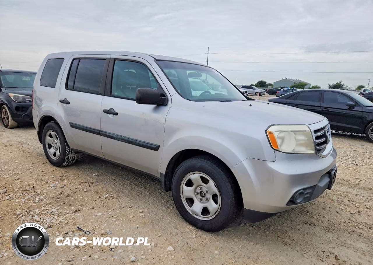 2012 Honda Pilot Lx VIN:5FNYF3H23CB035422 - 4
