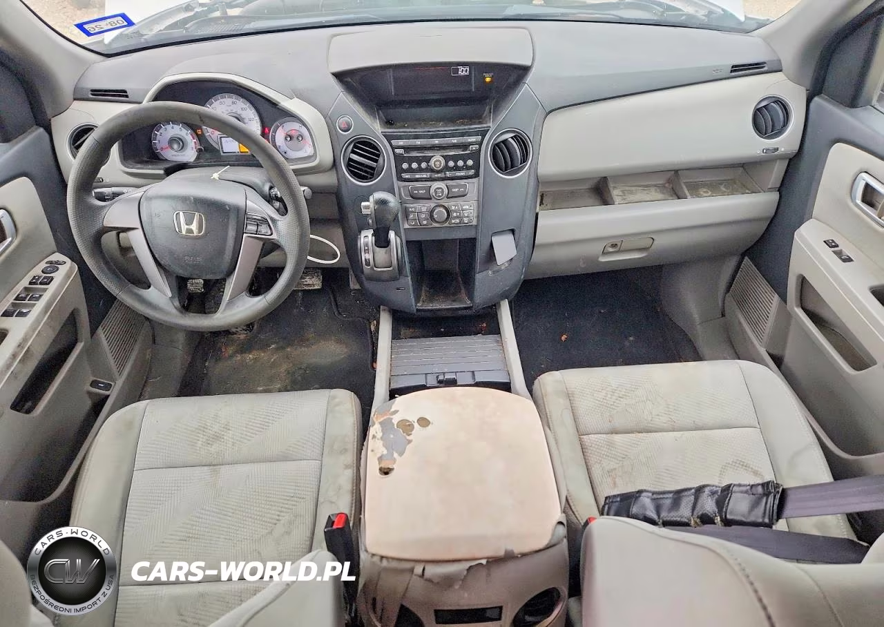 2012 Honda Pilot Lx VIN:5FNYF3H23CB035422 - 8