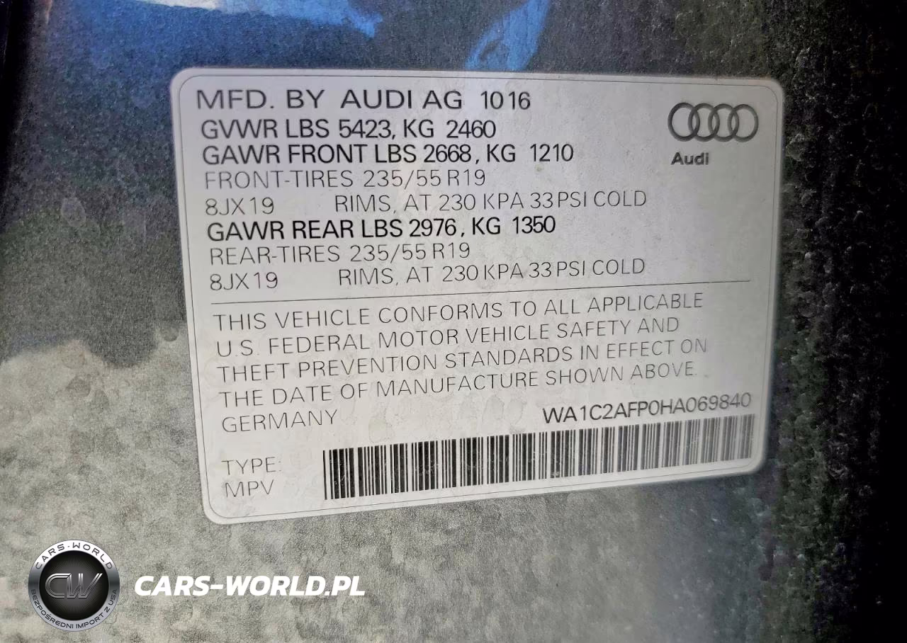 2017 Audi Q5 Premium VIN:WA1C2AFP0HA069840 - 14