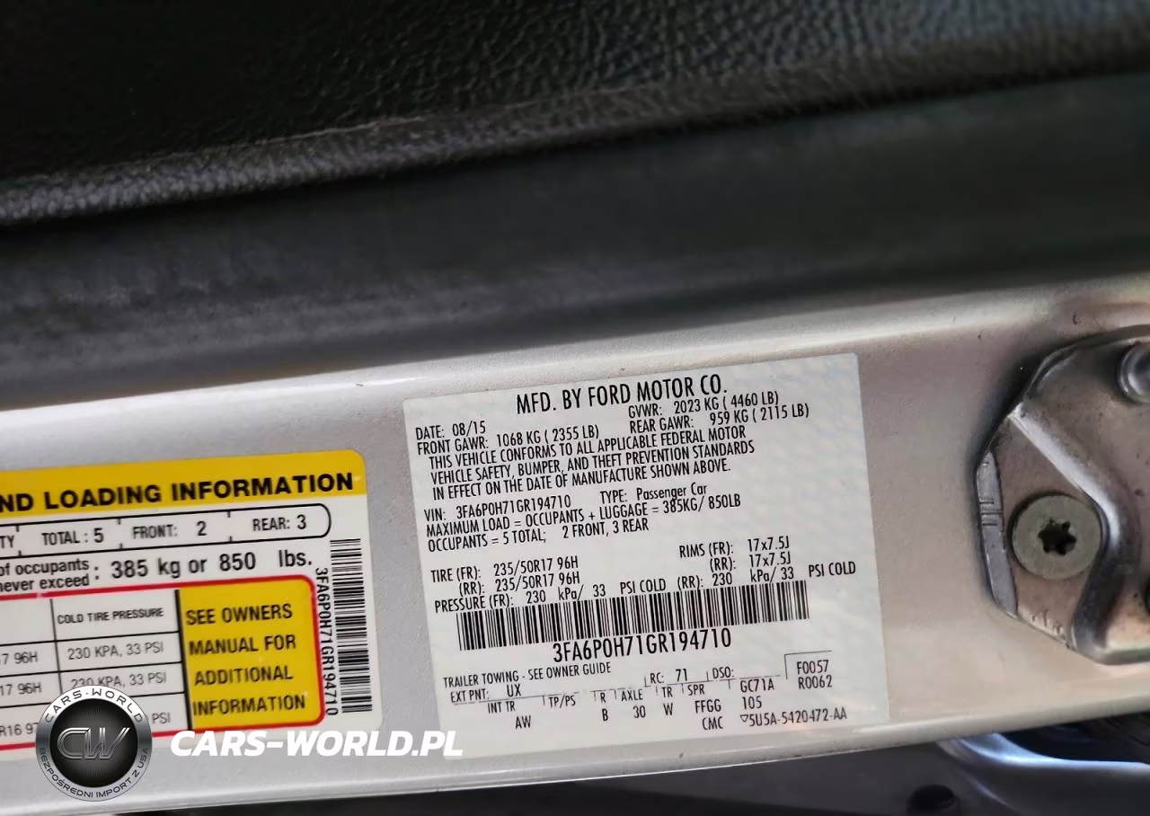 2016 Ford Fusion Se VIN:3FA6P0H71GR194710 - 12