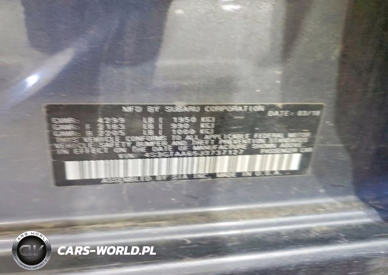 2018 Subaru Impreza VIN:4S3GTAA65J3737127 - 14