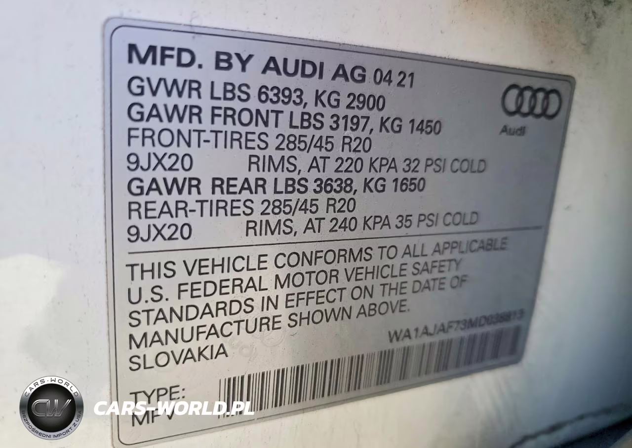 2021 Audi Q7 Premium VIN:WA1AJAF73MD038813 - 13