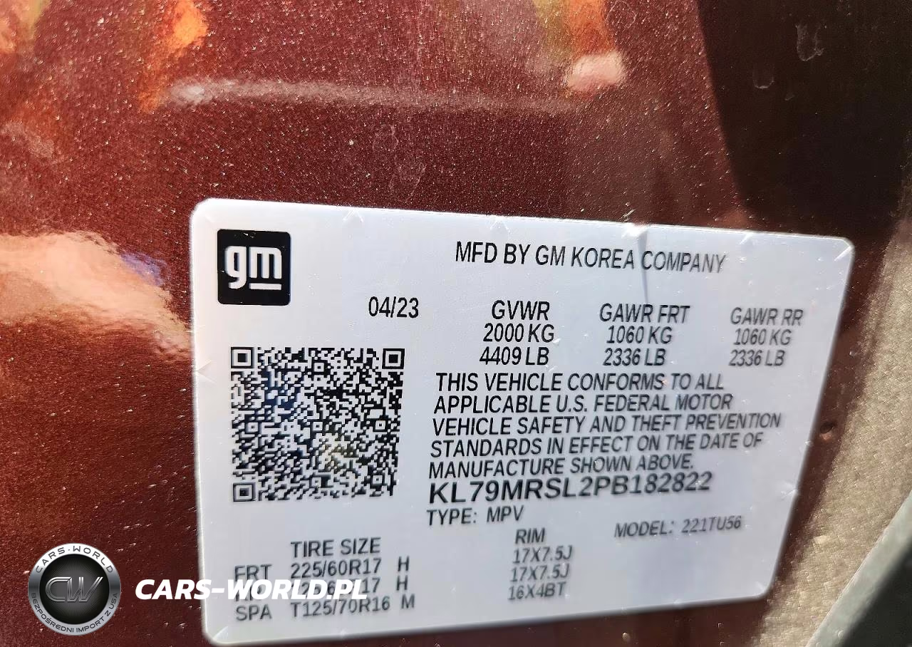 2023 Chevrolet Trailblazer Lt VIN:KL79MRSL2PB182822 - 13