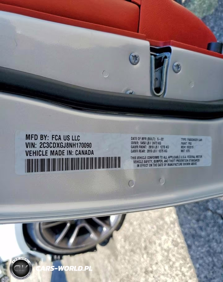 2022 Dodge Charger Scat Pack VIN:2C3CDXGJ8NH170090 - 13